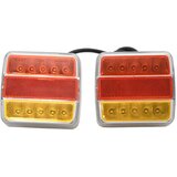  Svjetla za prikolicu 2 kom crvena 10,5 x 7,5 x 10 cm 12 V LED | Eponuda.ba