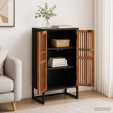  Highboard 53 x 30 x 95 cm Čvrsto Mango Drvo i Inženjersko Drvo Slike