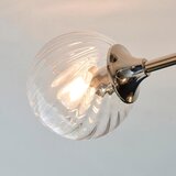  Endon 104050 - Luster na šipci ALLEGRA 6xE14/7W/230V sjajni hrom/prozirno | Eponuda.com