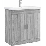 vidaXL Komplet pohištva za kopalnico Siva Sonoma 81 x 40 x 84,5 cm, (5000245383) | Shoptok.si