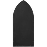  Vrtno ogledalo crno 100 x 45 cm željezno za vanjsku upotrebu | shoptok.hr