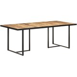  Blagovaonski stol 200 cm od grubog drva manga | shoptok.hr