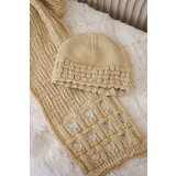 Kesi Women's set with scarf Maja K327 beige | shoptok.hr