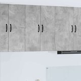 vidaXL Zidni kuhinjski ormarić 2 pcs Betonski sivi 30 x 31 x 80 cm | shoptok.hr