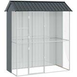  Kavez za ptice Antracit 215 x 110 x 247 cm Cinkani čelik | shoptok.hr