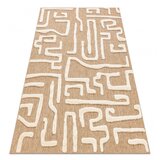 RugsX SPARK 0711A bež / krema preproga - Labirint, sisal, strukturna 140x190 cm, (21990536) | Shoptok.si