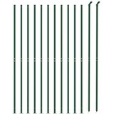vidaXL Žičana ograda s prirubnicom zelena 1 4 x 25 m | shoptok.hr