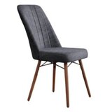 Hanah home Set Trpezarijski sto i 4 stolice Lidyana Anthracite | Eponuda.com