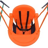 vidaXL 2-u-1 obična ljuljačka i ljuljačka za malu djecu narančasta | shoptok.hr