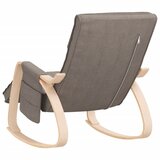  Stolica za ljuljanje od tkanine smeđesiva | shoptok.hr
