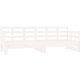  Izvlečna dnevna postelja bela trdna borovina 2x(90x200) cm, (20723816) | Shoptok.si