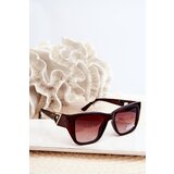 Boto Women's Sunglasses with Decorative Details UV400 Brown | shoptok.hr
