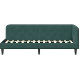  Kutni okvir kreveta Tamnozelena 80 x 200 cm Baršun | shoptok.hr