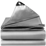 cerada 3 × 4 m, 120 g/m², srebrno-siva