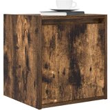  Stenska nočna omarica 2 kosa dimljeni hrast 38x34x40 cm | Shoptok.si