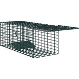 vidaXL Zamka za živali Zelena 31 x 13 x 12cm Jeklo | Shoptok.si