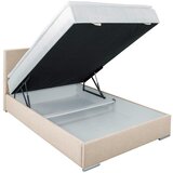 CARRYHOME POSTELJA Z VZMETNICO 140 cm x 200 cm , tekstil bež | Shoptok.si