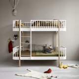 Oliver Furniture® krevet na kat wood bunk bed 90x200 white/oak | shoptok.hr
