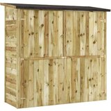  Kućica za alat od impregnirane borovine 182 x 76 x 175 cm | shoptok.hr