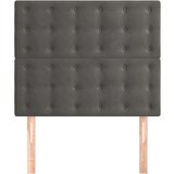  Posteljno vzglavje 2 kosa temno sivo 90x5x78/88 cm žamet, (20792897) | Shoptok.si