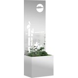  Privatnost u vrtu Srebrno 50 x 32 x 150 cm Pocinčani čelik | Eponuda.com