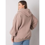 RELEVANCE Sweatshirt-RV-BL-7282.22P-dark beige | Shoptok.si