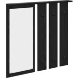  Vješalica za kapute na zidu Zidne Crni hrast 84 x 10 x 80 cm | shoptok.hr