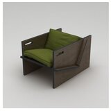 Hanah home fotelja Winner, 74x57x92 cm, smeđa | Eponuda.ba