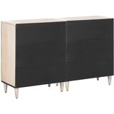  Kreveta 2 pcs Bijelo 60 x 33,5 x 75 cm Čvrsto drvo manga | shoptok.hr