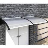  Nadstrešnica 240x100 Crna Providna 5mm Leksan 1509 | Eponuda.com
