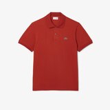 Lacoste SHORT SLEEVED RIBBED COLLAR Crvena | shoptok.hr