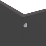  Ograda oko Travnjaka 6 pcs Crna 50 x 50 x 13 cm Čelik | shoptok.hr