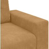  Dvosedežna garnitura rjava 120 cm žamet, (22054488) | Shoptok.si
