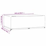  Navlake za vrtni namještaj 2 kom 240 x 180 x 80 cm pravokutne | shoptok.hr