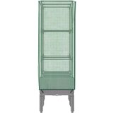 vidaXL Visoka greda s prevleko za rastlinjak videz ratana 80x40x140 cm | Shoptok.si