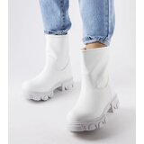 Gemre White slip-on Wuori boots | Shoptok.si