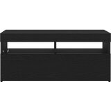 vidaXL TV omara Črni hrast Inženirski les 90 x 35 x 40 cm Shranjevanje | Shoptok.si