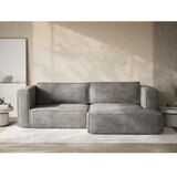 Maison de Rêve Siva sklopiva/s prostorom za odlaganje kutna garnitura od šenila (s desnim kutom/s ležaljkom) Velto – | shoptok.hr