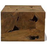  Stolić za kavu od prave tikovine 50 x 50 x 35 cm smeđi | shoptok.hr