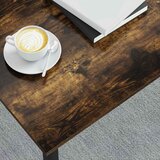 Kava Stol Dimni hrast 80 x 80 x 45 cm Konstruirano drvo | shoptok.hr
