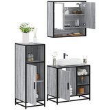 Maison Chic Kopalniški sestavi - Kopalniško pohištvo 3 kosi siva sonoma inženirski les, (21787352) | Shoptok.si