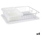  Cjedilo za Sudoper Bijela Metal Plastika 43 5 x 11 x 33 5 cm (4 kom.) | shoptok.hr