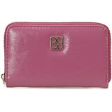 Butigo Patent Leather LUX CZDN 3PR Women's Wallet in Fuchsia Cene