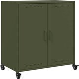  Komoda maslinastozeleni 68x39x72 cm čelična | Eponuda.com