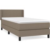 Maison Chic Box spring postelja - Vzmetna postelja z vzmetnico taupe 90x190 cm blago SL20117, (21880502) Cene