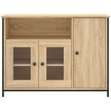 vidaXL Komoda boja hrasta sonome 100 x 35 x 75 cm konstruirano drvo | shoptok.hr