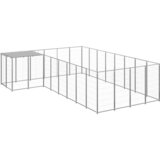  Kavez za pse srebrni 10 89 m² čelični | shoptok.hr