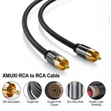 Optimus audio kabel (3m, 6.3mm muški na 2x rca muški, crni) Cijene