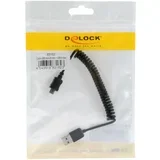 Kabel USB A-B mikro spirala do 0,6m 83162