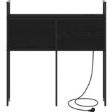  Skladišno uzglavlje Crni hrast 80 cm Konstruirano drvo | shoptok.hr